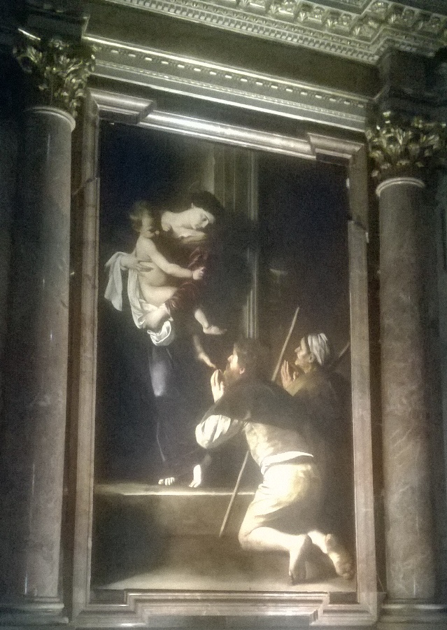Caravaggio - La Madonna dei Pellegrini