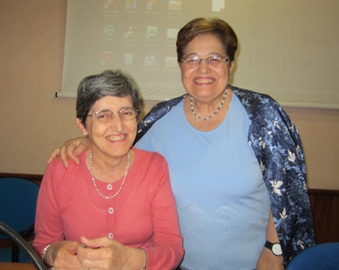 Margarita Bartolomè (d) e Carmen Aparicio (s)
